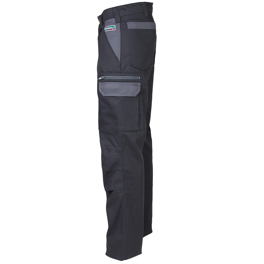 Bundhose PROGRESSO STRETCH, dunkelgrau/grau