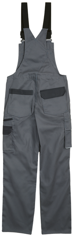 Latzhose PROGRESSO STRETCH, grau/dunkelgrau