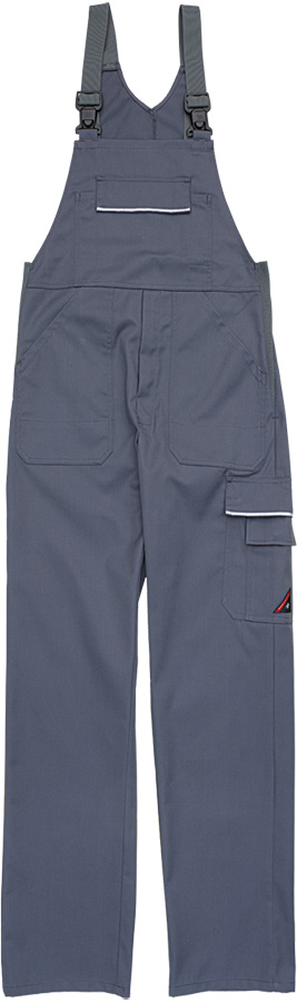 Latzhose BP 1604 WORK&WASH, grau