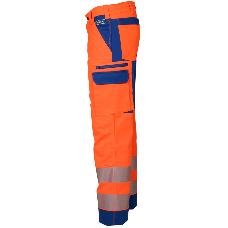 Warnschutz-Bundhose EXTENSO REFLEX mit Kniepolstertaschen
