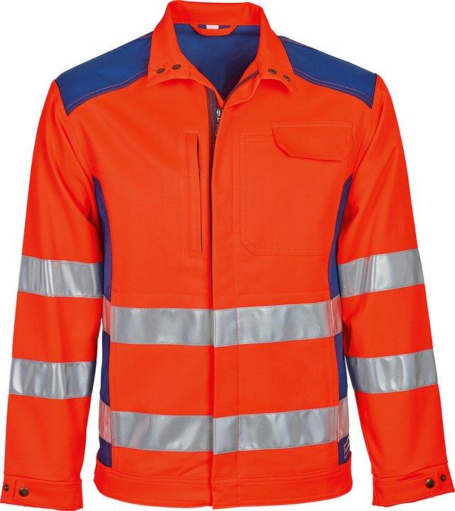 Warnschutz-Bundjacke SICURELAST REFLEX, leuchtorange/blau