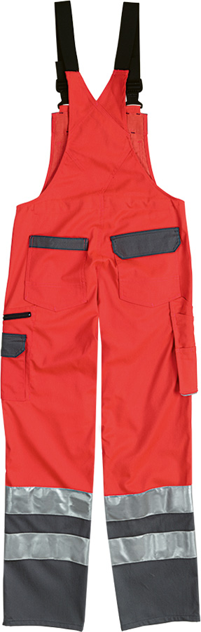 Warnschutz-Latzhose SICURELAST REFLEX