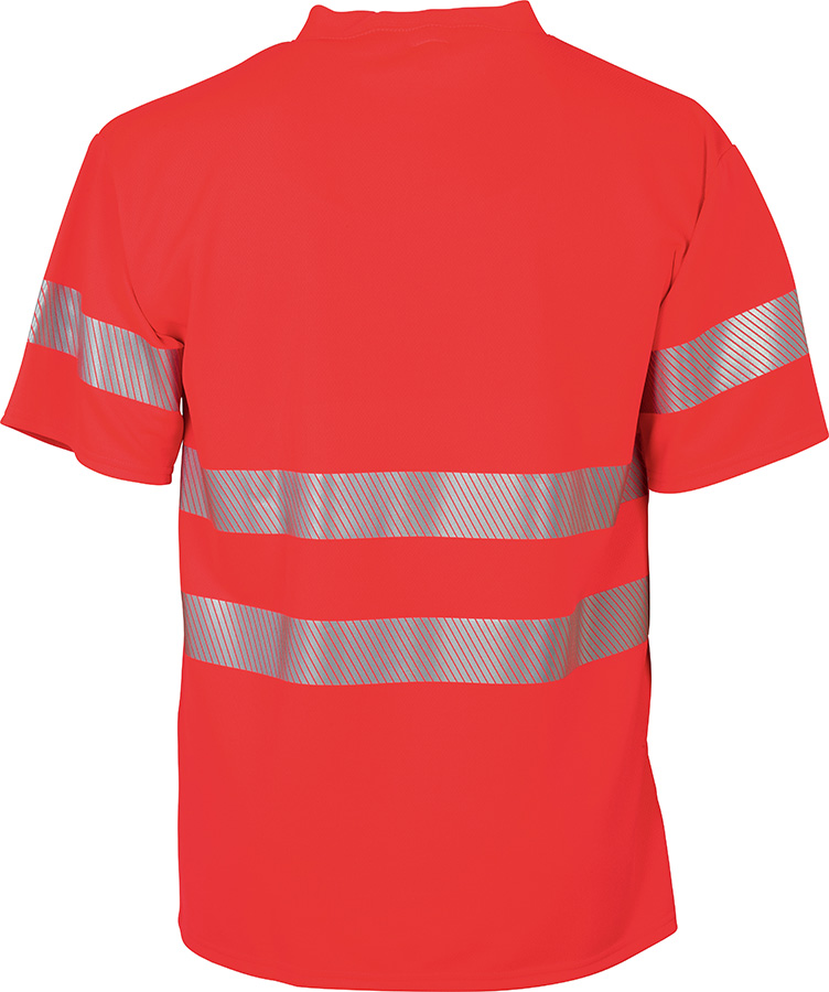 Warnschutz-T-Shirt BIOACTIVE REFLEX, leuchtrot
