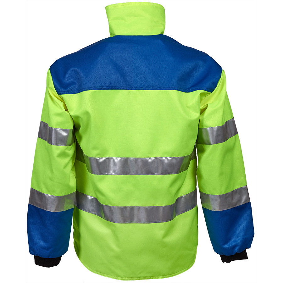 Warnschutz-Jacke PROFIWORK REFLEX, leuchtgelb/blau