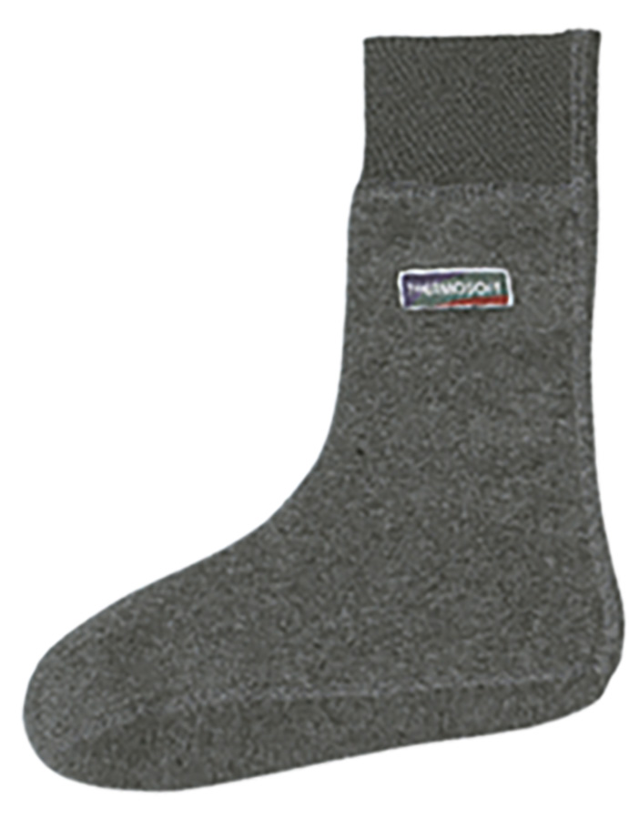 Kurze Thermo-Socken THERMOSOFT, grau