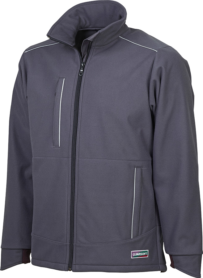 Thermofleece-Jacke CLIMASOFT, grau