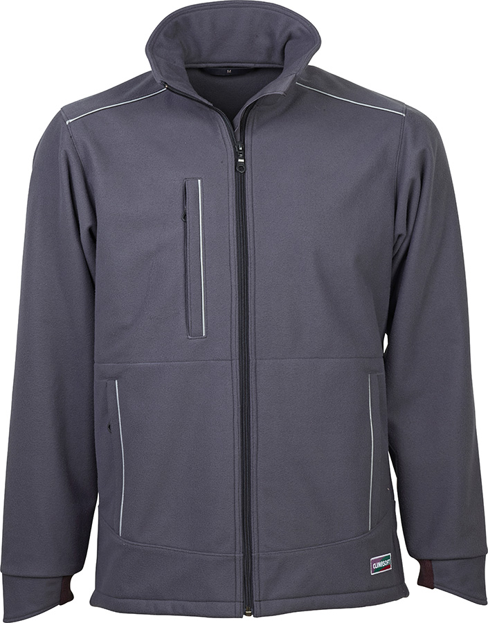 Thermofleece-Jacke CLIMASOFT, grau