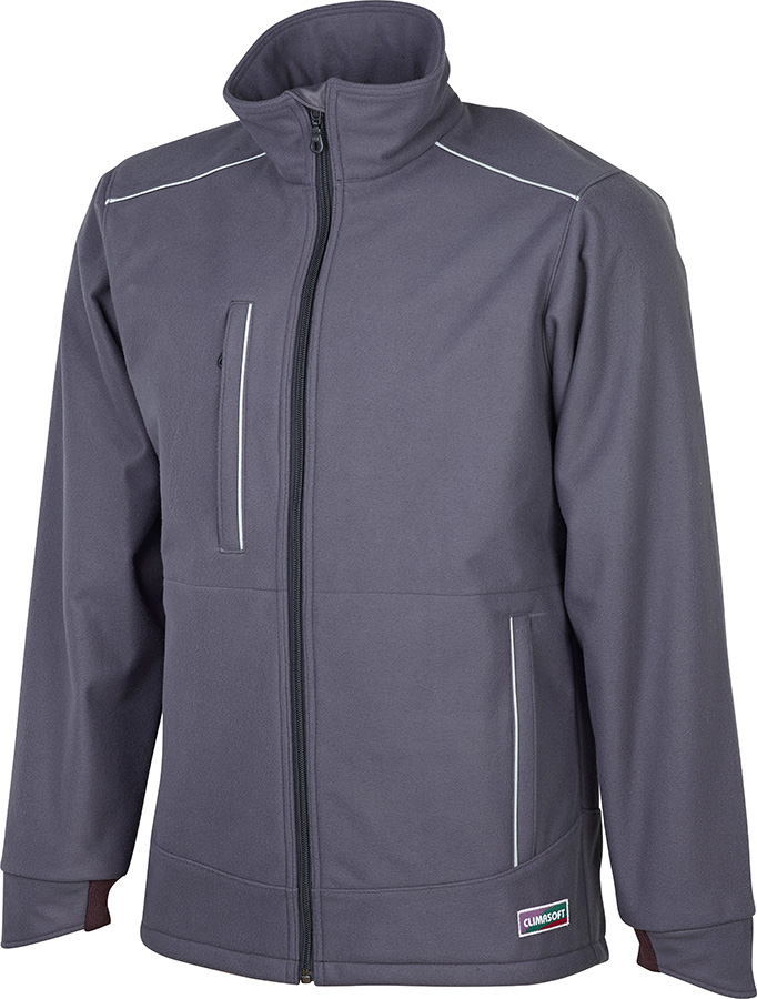 Thermofleece-Jacke CLIMASOFT, grau
