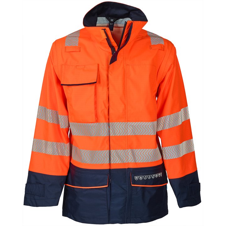 Warnschutz-Regenjacke mit Störlichtbogenschutz SIOEN TORVIK