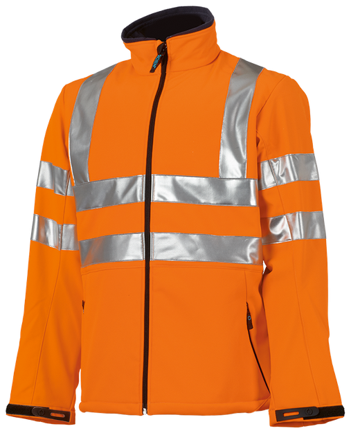 Warnschutz-Softshelljacke SIOEN GENOVA, leuchtorange
