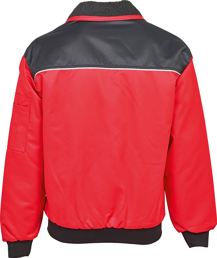 Arbeitsblouson TREKKER, rot/schwarz