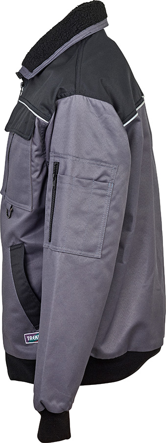 Arbeitsblousons TREKKER, grau/schwarz