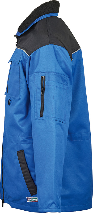 Arbeitsjacke lang TREKKER, blau/schwarz