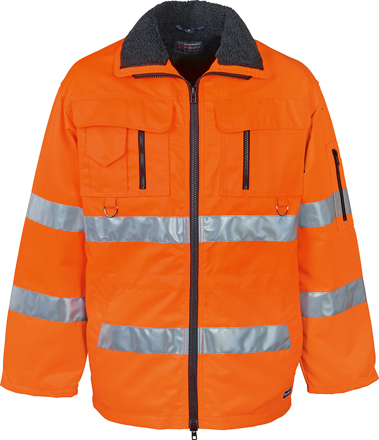 Lange Warnschutzjacke TREKKER REFLEX, leuchtorange