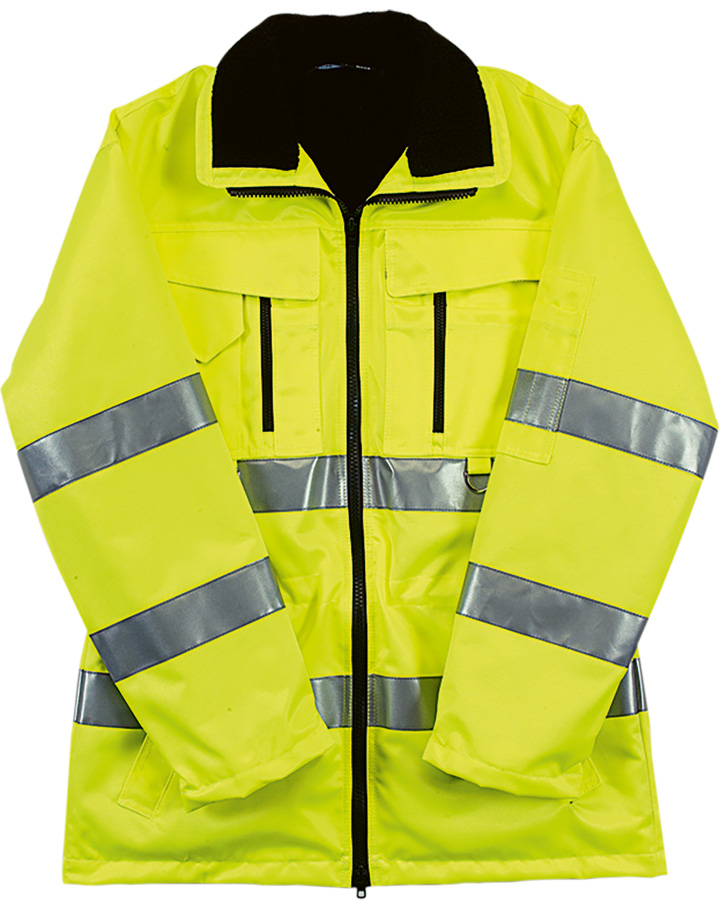 Lange Warnschutzjacke TREKKER REFLEX, leuchtgelb