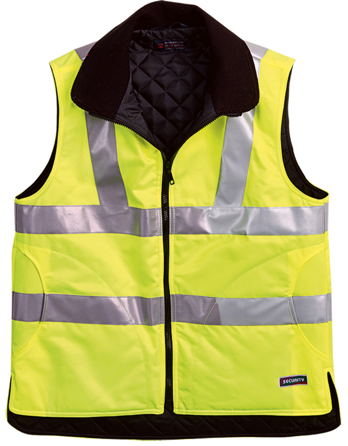 Warnweste SECURITY, leuchtgelb