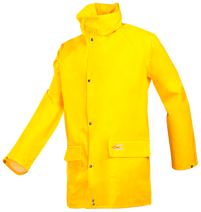 Leichte Regenschutzjacke SIOEN FLEXOTHANE BIELEFELD, gelb