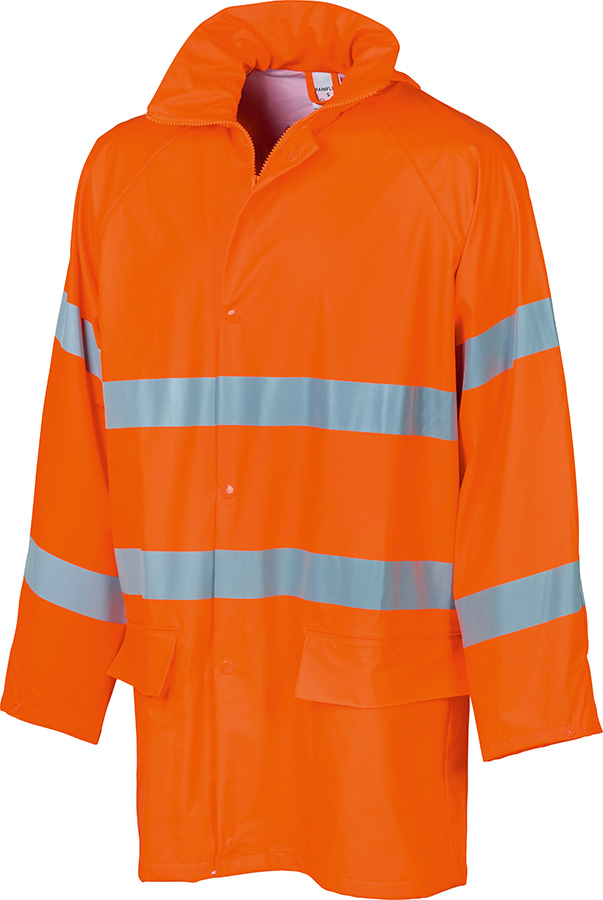 Leichte Regen-Warnschutzjacke RAINFLEX REFLEX, leuchtorange