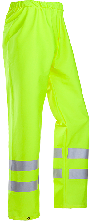 Leichte Regen-Warnschutzhose SIOEN FLEXOTHANE REFLEX BASTOGNE, leuchtgelb