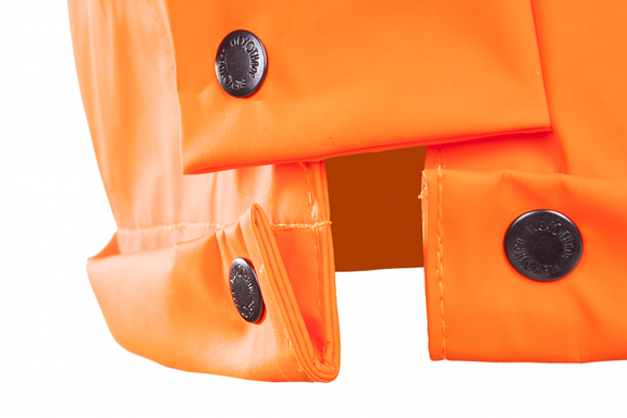 Leichte Regen-Warnschutzjacke SIOEN FLEXOTHANE REFLEX KASSEL, leuchtorange
