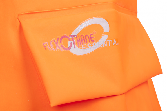 Leichte Regen-Warnschutzjacke SIOEN FLEXOTHANE REFLEX KASSEL, leuchtorange