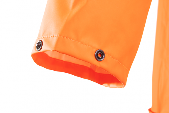 Leichte Regen-Warnschutzjacke SIOEN FLEXOTHANE REFLEX KASSEL, leuchtorange
