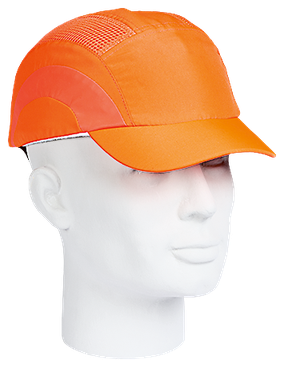 Anstoss-Schirmmütze JSP HARD CAP A1+, leuchtorange