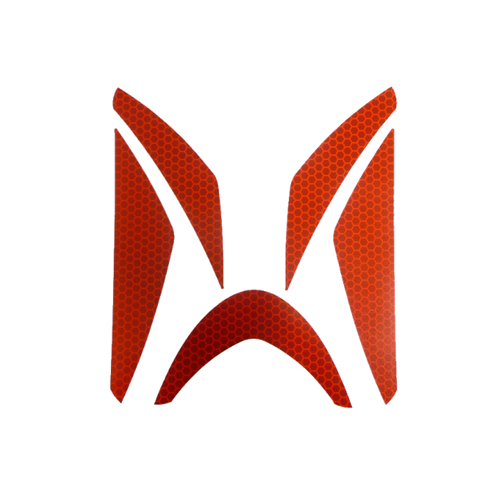 Reflexstreifen-Set rot zu MSA V-GARD 900