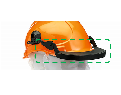 Helm-Gesichtsschutzhalterung HELLBERG SAFE 2
