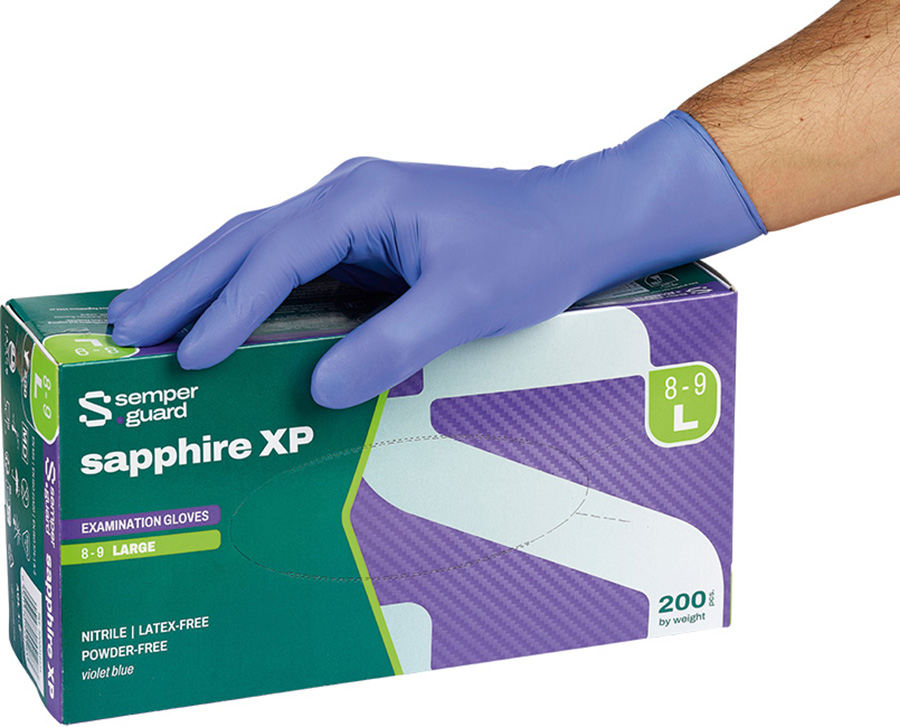 Einweghandschuhe SEMPERGUARD SAPPHIRE XP