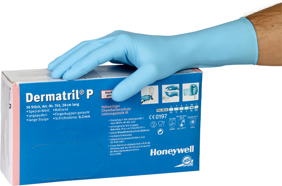 Einweghandschuhe KCL DERMATRIL P 743