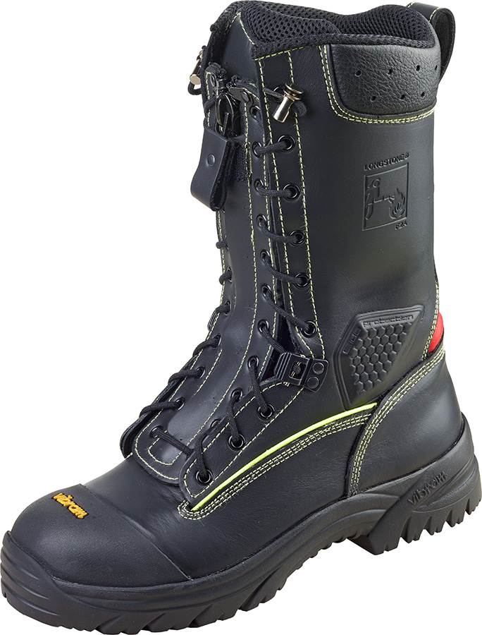 Feuerwehr-Sicherheitsstiefel LONGSTONE FIRE.BEST.PRO F2A SB