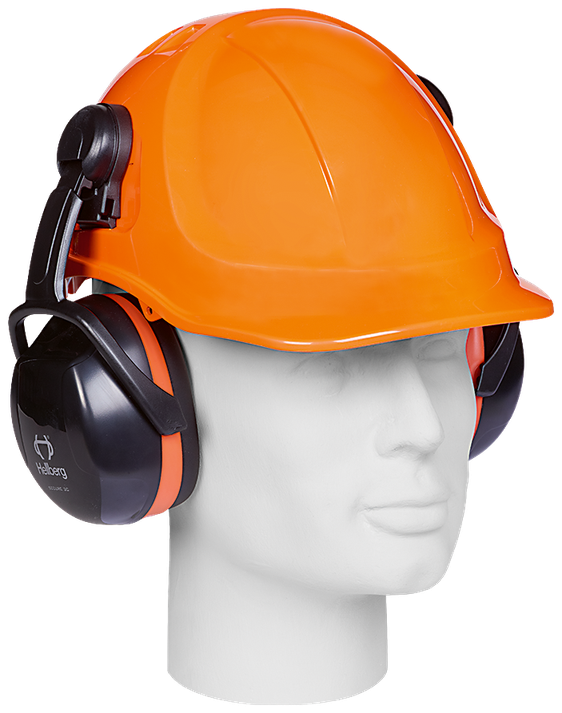 Helm-Gehörschutzkapseln HELLBERG SECURE 3C, orange