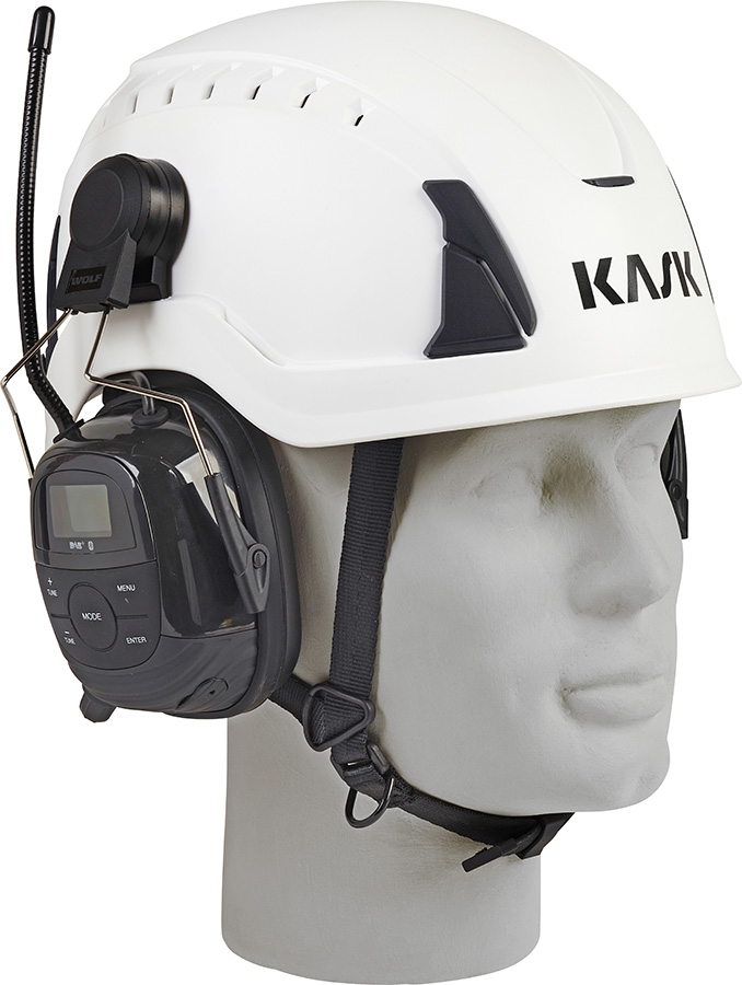 Bluetooth-Helmgehörschutz WOLF HELMET PRO
