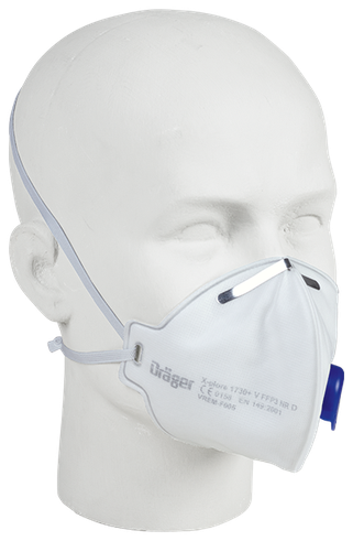 Einweg-Partikelmaske DRÄGER X-PLORE 1730+ V/FFP3