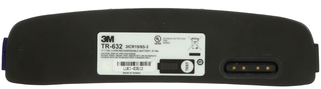 Hochleistungsbatterie TR-632 zu 3M VERSAFLO TR-619E