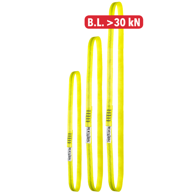 Bandschlinge VERTIQUAL LISKO gelb, 0.8 m