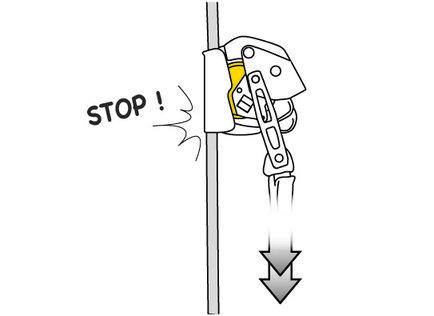 Mitlaufendes Auffanggerät PETZL ASAP LOCK
