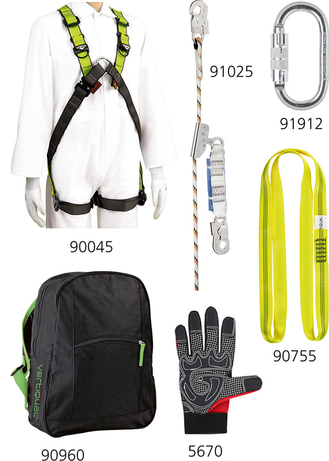 FALLSCHUTZ SET VERTIQUAL BASIC