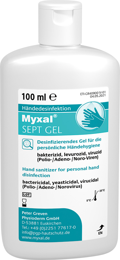 Händedesinfektionsgel MYXAL SEPT GEL