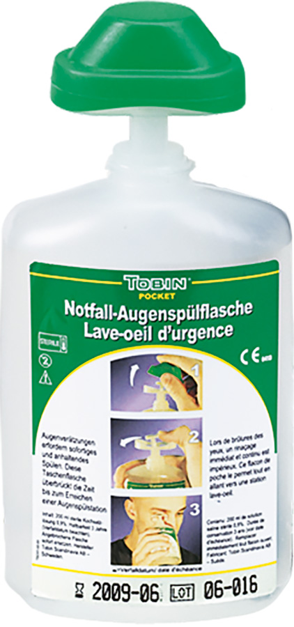 Augenspül-Taschenflasche TOBIN-POCKET, 0,2 Liter