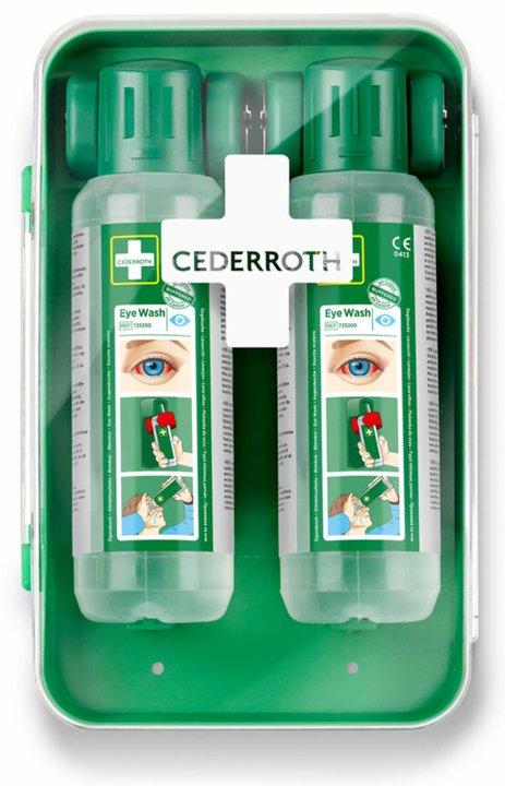 Augenspülstation CEDERROTH mit 2 x 0,5 l