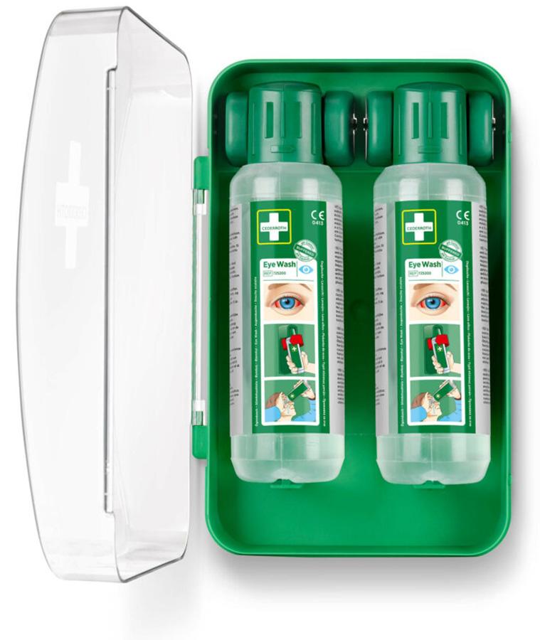 Augenspülstation CEDERROTH mit 2 x 0,5 l