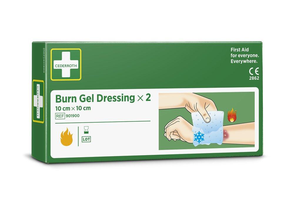 Burn Gel Dressing CEDERROTH 10 x 10 cm