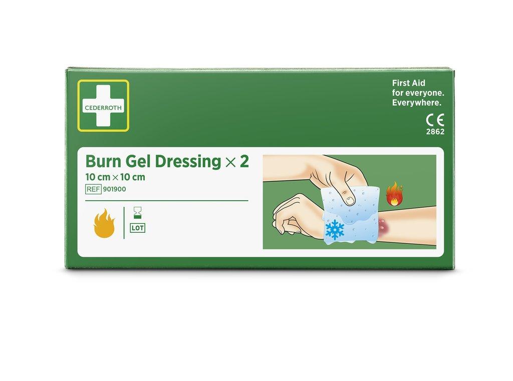 Burn Gel Dressing CEDERROTH 10 x 10 cm