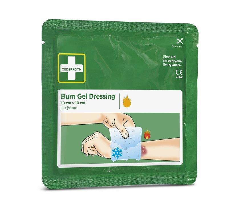 Burn Gel Dressing CEDERROTH 10 x 10 cm