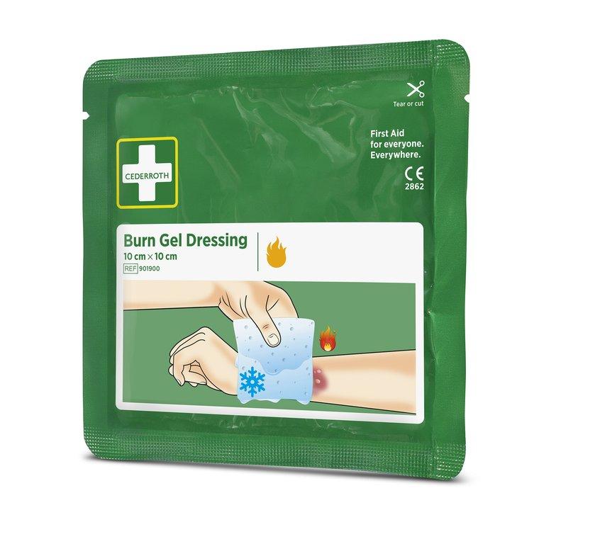 Burn Gel Dressing CEDERROTH 10 x 10 cm
