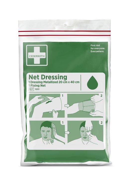Netzverband mit Kompressen CEDERROTH Net Dressing