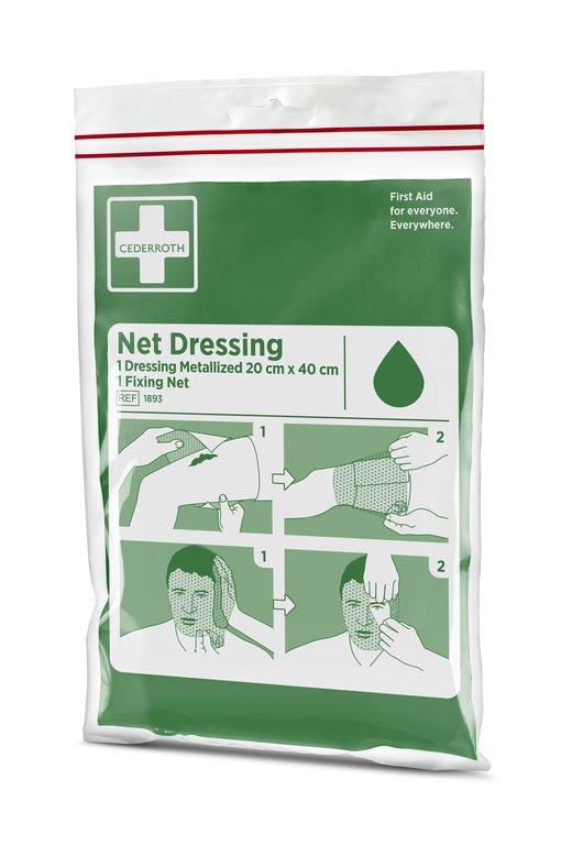 Netzverband mit Kompressen CEDERROTH Net Dressing
