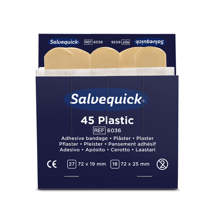 Plastikheftpflaster, wasserabweisende Pflaster SALVEQUICK Nr. 6036